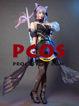 Immagine di Genshin Impact Keqing Opulento Splendore Pelle Costume Cosplay C00909-AA