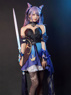 Imagen de Genshin Impact Keqing opulento esplendor piel Cosplay disfraz C00909-AA