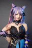 Immagine di Genshin Impact Keqing Opulento Splendore Pelle Costume Cosplay C00909-AA