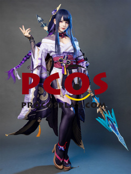 Photo de Genshin Impact Raiden Shogun Cosplay Costume Version mise à jour C01054-AAA