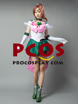 Изображение готово к отправке Sailor Moon Super S Film Sailor Jupiter Makoto Kino Lita Костюмы для косплея mp001406