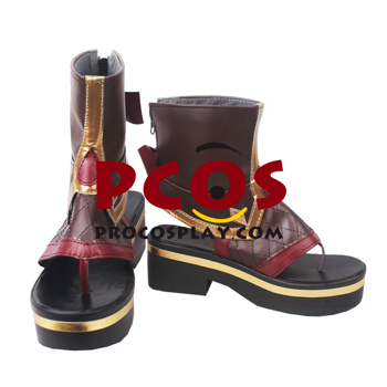 Immagine di Genshin Impact Kuki Shinobu Scarpe Cosplay C02063