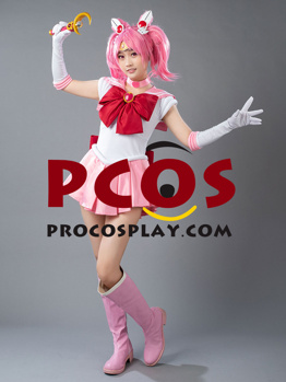 Image de prêt à expédier Sailor Moon Chibiusa Sailor Chibi Moon Cosplay Costume mp000272