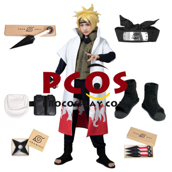 Immagine di Anime Uzumaki Namikaze Minato Anime Cosplay Costume Mantello Vestito mp003961