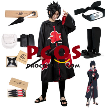 Imagen del equipo personalizado Taka Hawk Sasuke Uchiha Cosplay disfraces conjunto tienda en línea mp000338