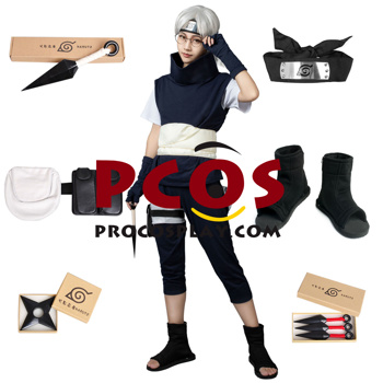 Picture of Anime Kabuto Yakushi Cosplay Costume Whole Set mp002178_all