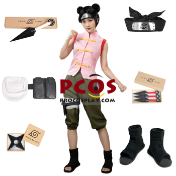 Picture of Anime Tenten Cosplay Costume Whole Set mp003953_all