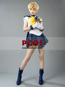 Photo de Prêt à expédier Sailor Moon Sailor Uranus Haruka Tenoh Cosplay Costume mp000703
