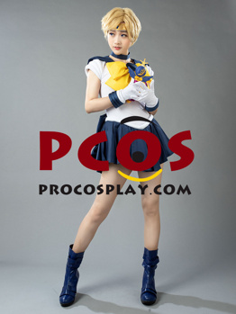 Imagen de disfraz de Cosplay de Sailor Moon Sailor Uranus Haruka Tenoh listo para enviar mp000703