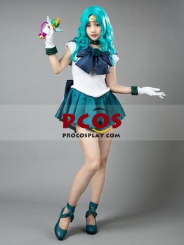 Immagine di Ready to Ship Sailor Moon Sailor Neptune Kaiou Michiru Costume cosplay mp000515