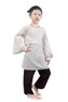 Immagine della serie TV Obi- Wan Kenobi Leia Costume Cosplay per bambini C02908