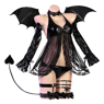 Bild von My Dress-Up Darling Kitagawa Marin Succubus Little Devil Pyjamas Cosplay Costume C02877