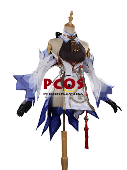 Immagine del costume cosplay Genshin Impact Ganyu pronto per la spedizione versione aggiornata C02891-AAA