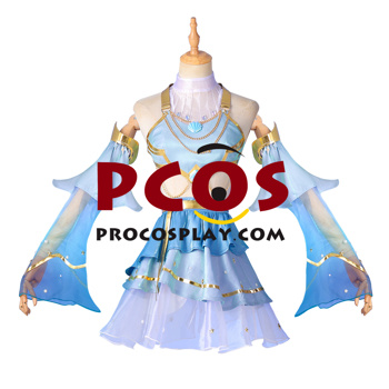 Picture of League of Legends LOL Ocean Song Seraphine Cosplay Costume C02911