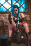 Photo de League Of Legends LOL Arcane Jinx Cosplay Costume C01095