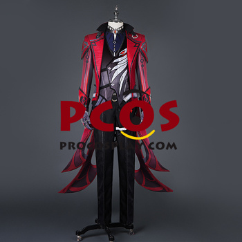 Immagine del gioco Genshin Impact Mondstadt Diluc Scarlet Night Skin Costume Cosplay C02950-A