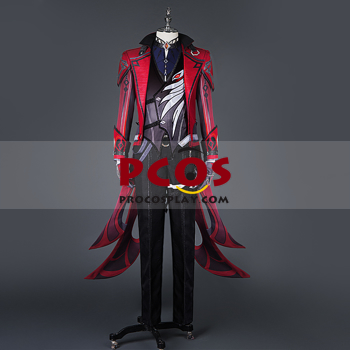 Picture of Game Genshin Impact Mondstadt Diluc Scarlet Night Skin Cosplay Costume C02950