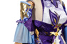 Image de prêt à expédier Genshin Impact Keqing Cosplay Costume mise à niveau C00270-AA