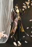 Photo de prêt à expédier le jeu Genshin Impact Liyue Harbour Lapis Dei Zhongli Cosplay Costume Sands Satin Version C02946-AA