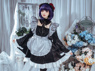 Изображение Готово к отправке My Dress-Up Darling Kitagawa Marin Black Lobelia Maid Outfit Косплей Костюм C02873