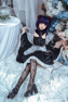 Изображение Готово к отправке My Dress-Up Darling Kitagawa Marin Black Lobelia Maid Outfit Косплей Костюм C02873