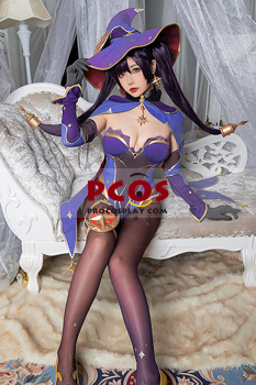 Picture of Ready to Ship Genshin Impact Mona Cosplay Costume Upgraded Version C02890-AAA