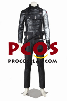 Bild von Captain America 2: The Winter Soldier Bucky Barnes Cosplay Kostüm mp005153