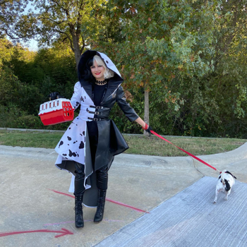 2021 Movie Cruella Cruella de Vil Halloween Carnival Suit Cosplay Cost –  TrendsinCosplay