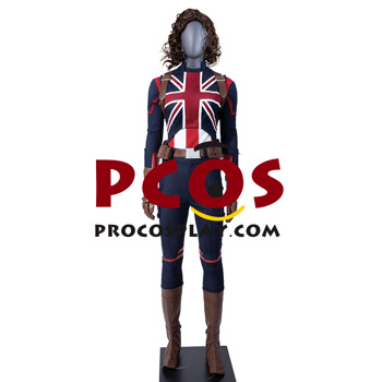 Image de Et si...? Peggy Carter Capitaine Carter Costume Cosplay C00678