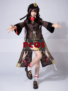 Picture of Game Genshin Impact  Hu Tao Cosplay Costume Jacquard Version C02934-AAA