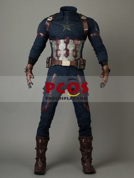 Photo de prêt à expédier Infinity War Captain America Steve Rogers Cosplay Costume mp003927