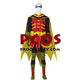 Immagine di Battle of the Super Sons Robin Damian Wayne Costume Cosplay C07125