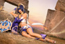 Imagen del juego Genshin Impact Sumeru Candace Cosplay disfraz C07089-AA