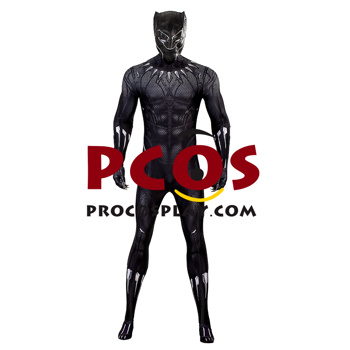 Imagen de Pantera Negra: Wakanda Forever 2022 T'Challa Cosplay traje mono C07137