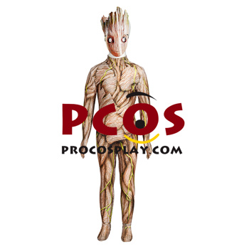 Image du nouveau costume de cosplay Groot pour enfants C07522