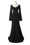 Immagine del nuovo programma televisivo Mercoledì Morticia Addams Costume Cosplay C07164