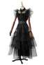 Picture of New TV show Wednesday Addams Wednesday Ball Dress C07165