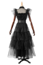 Picture of New TV show Wednesday Addams Wednesday Ball Dress C07165