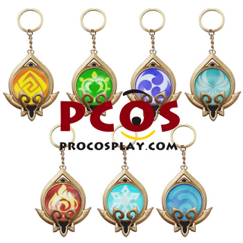 Photo de Genshin Impact Noctilucent Vision Pendentifs Porte-clés C07180