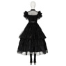 Picture of New TV Show Wednesday Addams Wednesday Cosplay Costume Ball Dress C07196  Top Version