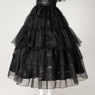 Imagen del nuevo programa de televisión Wednesday Addams Wednesday Cosplay Costume Ball Dress C07196 Versión superior