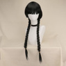 Picture of New TV Show Wednesday Addams Wednesday Cosplay Wig C07223