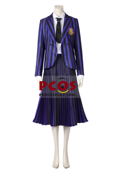 Imagen de la serie de televisión Wednesday Enid Sinclair Cosplay disfraz Nevermore Academy uniforme C07220
