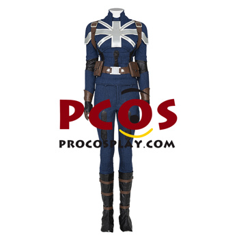 Image de Et si...? Peggy Carter Capitaine Carter Costume Cosplay C07199