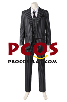 Immagine del nuovo programma televisivo Mercoledì Gomez Addams Costume Cosplay C07224