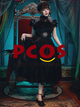 Imagen del programa de televisión Ready to Ship Wednesday Addams Wednesday Rave N Black Gothic Dress C07201US