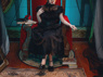 Picture of Ready to Ship TV Show Wednesday Addams Wednesday Rave N Black Gothic Dress C07201US