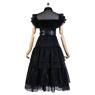 Picture of Ready to Ship TV Show Wednesday Addams Wednesday Rave N Black Gothic Dress C07201US