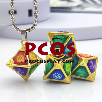 Изображение Genshin Impact Elements Dice Masters CosplayProps C07315