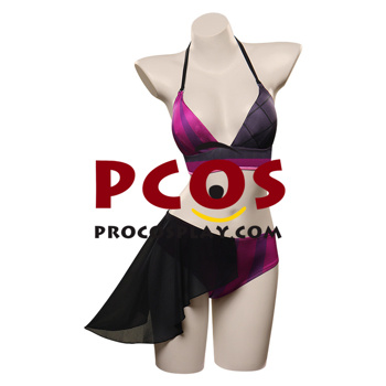 Изображение League of Legends LOL Jinx Cosplay Swimsuit C07257